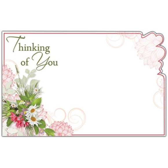 Tarjeta de Felicitación BURTON & BURTON Floral 50 uds