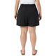 thumbnail image 3 of Agnes Orinda Pantalones Cortos de Mujer Talla Grande Pierna Ancha Suelta Cintura Alta con Cordón Vacaciones en la Playa Verano 2026 Pantalón Casual con Bolsillo 4X Negro, 3 of 6