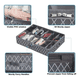 thumbnail image 2 of 2Pcs Zapatera Plegable Funda Zapatos Bajo Cama Para 12 Pares Gris X, 2 of 6