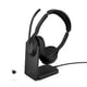 thumbnail image 1 of Auriculares inalámbricos Jabra Evolve2 55 con soporte de carga negros, 1 of 9