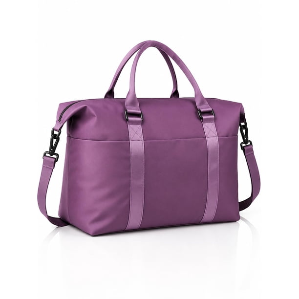Bolso De Viaje Tipo Duffel Morado Impermeable 55 X 27 X 18 Cm