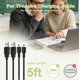 thumbnail image 3 of Cargador para calculadora WONKEGONKE - Pack de 2 cables USB, 3 of 6