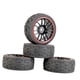 thumbnail image 5 of Paquete De 4 Neumáticos De Goma De 65 Mm Para WLtoys 144001 124018 On/Off Road Car Accs G, 5 of 5