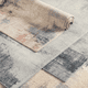 thumbnail image 3 of Alfombra Antideslizante Abstracta Gris Singo 214x153 cm, 3 of 6