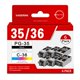 thumbnail image 1 of Pack de 6 Cartuchos de Tinta VASERINK PGI-35 CLI-36 Compatibles, 1 of 8
