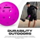 thumbnail image 5 of Pickleball X 40 Exterior Morado Paquete De 3, 5 of 9