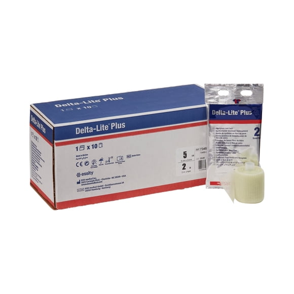 Cinta fundida BSN Medical Delta-Lite Plus de 5 cm x 3,5 m, color blanco