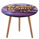 thumbnail image 1 of Mundo Extraño theme Fitted Round Tablecloths Elastic Edged Table Covers Waterproof Table Cloth For Kitchen Holiday Party Tables Decor 150cm, 1 of 6