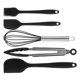 thumbnail image 3 of 5x Utensilios De Cocina De Utensilios De Cocina De Silicona Para Utensilios De Cocina Resistentes Al Calor Negro, 3 of 5