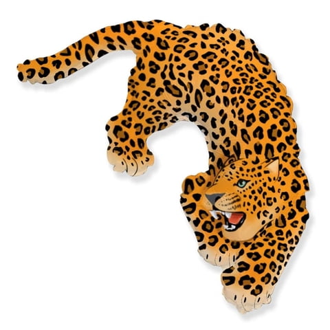Flexmetal - Globo De Aluminio Mylar 42 Savage Leopard Cheetah Spots Cumpleaños