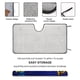 thumbnail image 2 of Galaxia Creativa Parasol para Parabrisas Delantero Protector Plegable, Visera Solar para Auto Bloquea Rayos UV Mantiene tu Vehículo Fresco 130cm*70cm, 2 of 6