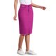 thumbnail image 4 of INSPIRE CHIC Falda de mezclilla de cintura alta para mujer, falda de mezclilla hasta la rodilla con dobladillo sin rematar y bolsillos, púrpura ciruela, talla S, 4 of 6