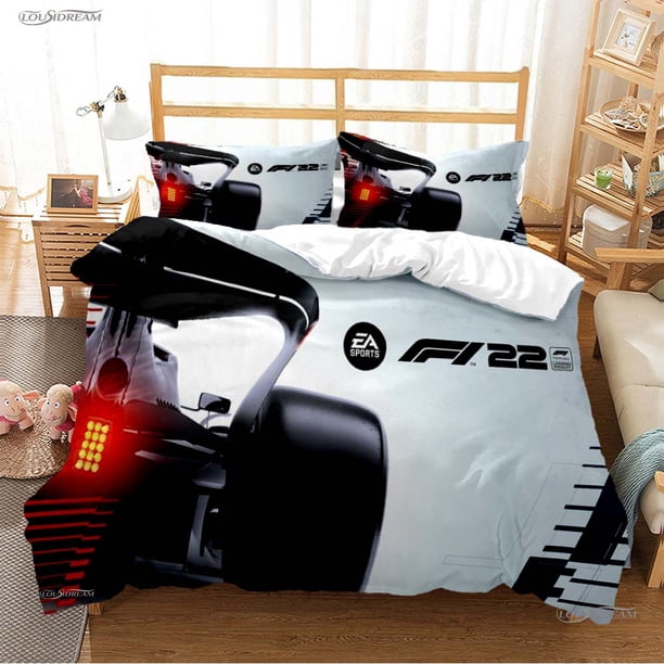 Formula 1 Duvet Cover comforter racing enthusiast Bedding sets Soft Quilt Cover and Pillowcases Teens Single/Double/Queen/ Bed Sheets