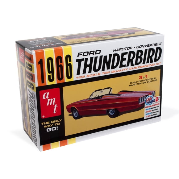 Kit de modelo AMT Ford Thunderbird 1966 Hardtop/Convertible escala 1:25