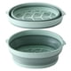 thumbnail image 1 of Canasto De Drenaje Plegable Utensilios De Cocina 2 En 1 Para Camping Restaurante Cocina Verde, 1 of 3