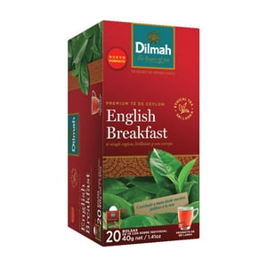 20 Bolsitas Té Negro English Breakfast Dilmah