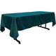 thumbnail image 1 of Mantel de popelina de poliéster, lino, lavable, 60 x 108 cm, color verde azulado, 1 of 5
