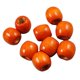 thumbnail image 5 of 100 piezas te?idas alrededor de cuentas de madera de madera para ni?os joyería artesanal bricolaje naranja, 5 of 5