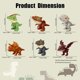 thumbnail image 2 of Set de 6 Figuras de Dinosaurio Mordedoras para los Dedos Winbar, 2 of 9
