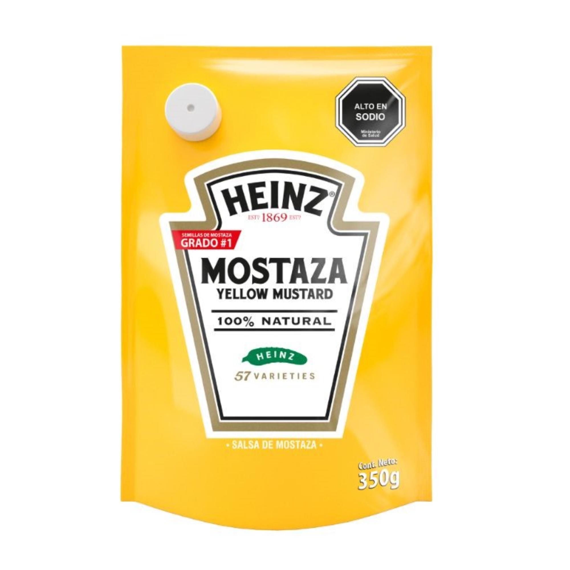 Mostaza Doypack 350 g Heinz