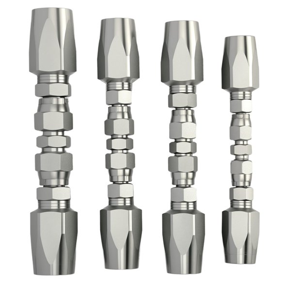 Kit de reparación de mangueras Topfurn 1/4", 3/8", 1/2" ID - 4 uds