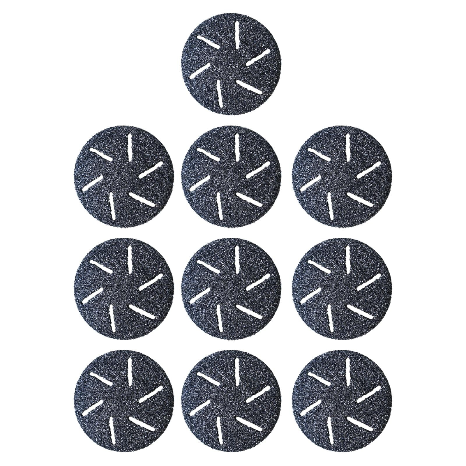 Ioensy - Discos De Papel De Lija De Repuesto, Limas Eléctricas Para Pies, Discos De Repuesto De Arena, Superficie Grabada, 10 Uds.