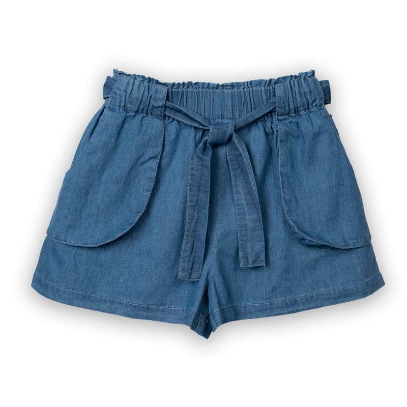 Short Niña Azul Pillin