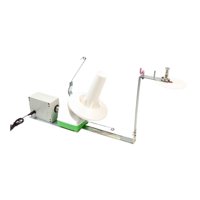 Magideal - Bobinadora De Hilo Manual Automática, Bobinadora De Bolas De Hilo Multifunción Portátil De 110V, Bobinadora De Hilo De Lana Para Ganchillo, Bobinadora