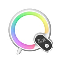 Ioensy - Led Wake Up Light Kids Decor Nightlight Para Dormitorio Guardería Escritorio Blanco