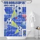 thumbnail image 3 of FIFA Cortina de Ducha para Baño Decoración del Hogar, Cortinas de Baño Impermeables Duraderas, Cortina de Baño, Decoración de Baño para Adultos Niñas Niños, Regalos para Casa 119cmX180cm, 3 of 6