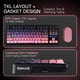 thumbnail image 4 of Teclado mecánico inalámbrico Redragon K728 PRO TKL de 87 teclas, 4 of 9
