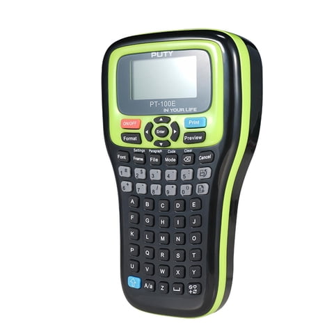 Puty - Rotuladora Industrial Cintas Tze Hse | Automática Batería Recargable Texto Cod Barras Qr Verde S M