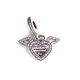 thumbnail image 1 of Dije Colgante Pandora Plata Esterlina Corazón Alas De Ángel Circonia Cúbica, 1 of 2