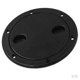 thumbnail image 1 of 10x marine boat rv black 4inch access hatch cover twist screw out deck plate, 1 of 3