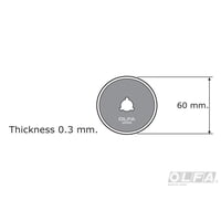 Olfa - Repuesto Cortador Chn - 1 1Unid Blister