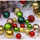 thumbnail image 4 of Bolas navideñas - Juego de 101 pentagramas (dorados y rojos), 4 of 6