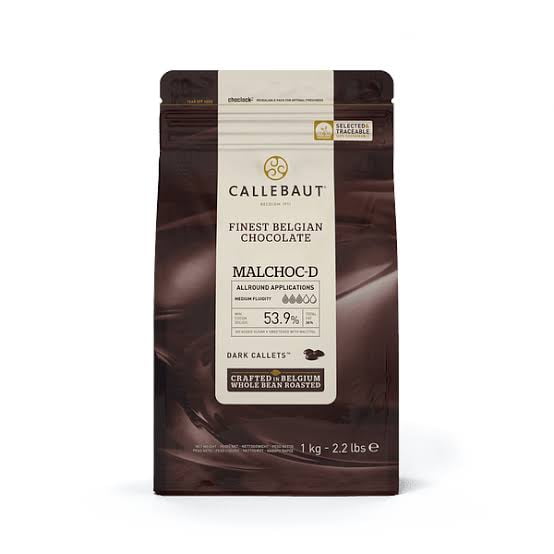 Chocolate semi amargo Callebaut Malchoc-D Sin Azúcar 1 kg.