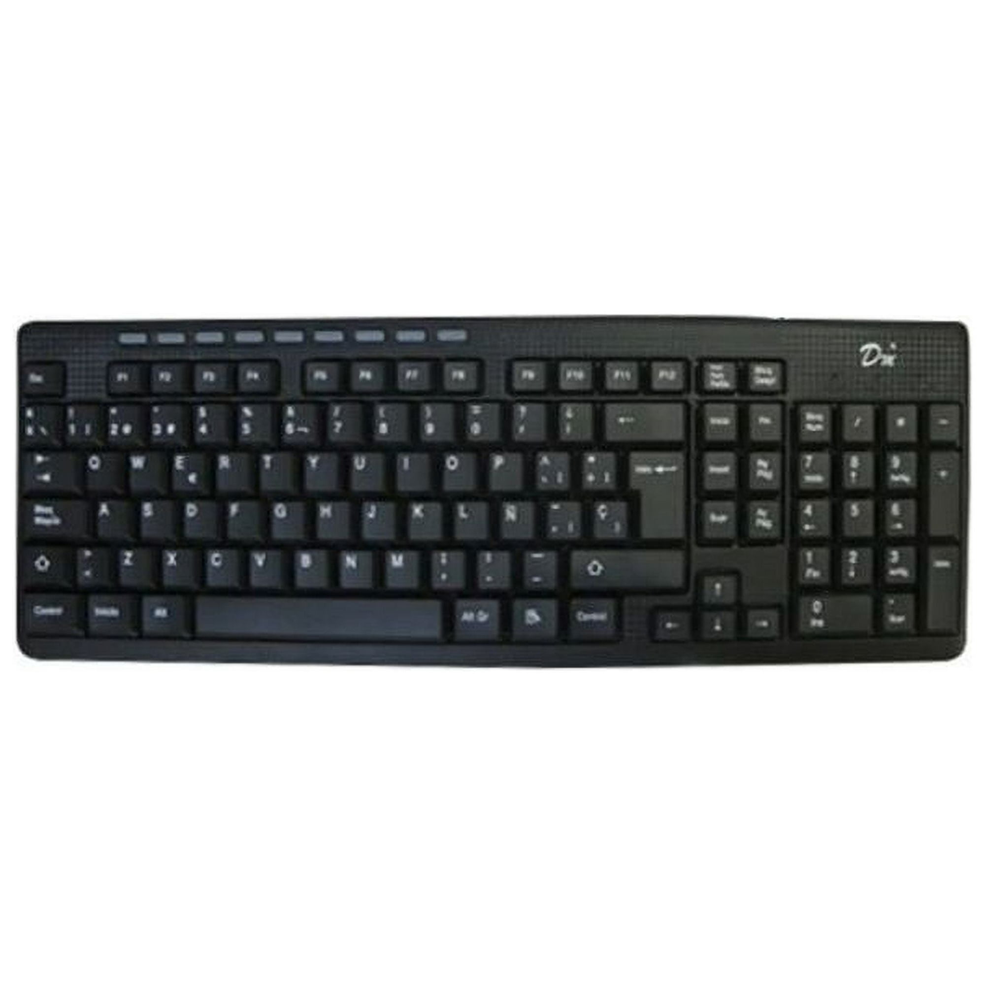 Genérico - Teclado Usb Color Negro, Diseño Negro