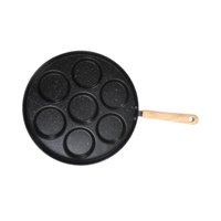 Magideal - Sartén Antiadherente Para Tortilla, Sartén Para Desayuno, Sartén Para Branquias, Sartén, Sartén Para Cocinar, Utensilios De Cocina, Sartén Para Huevos 7 Hoyos