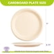 thumbnail image 2 of Platos de papel PACKINNO, 23 cm, 125 unidades, caña de azúcar compostables, 2 of 8