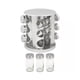 thumbnail image 1 of Especiero Carrusel 16 Frascos 19cm Diseño Moderno Plateado, 1 of 3