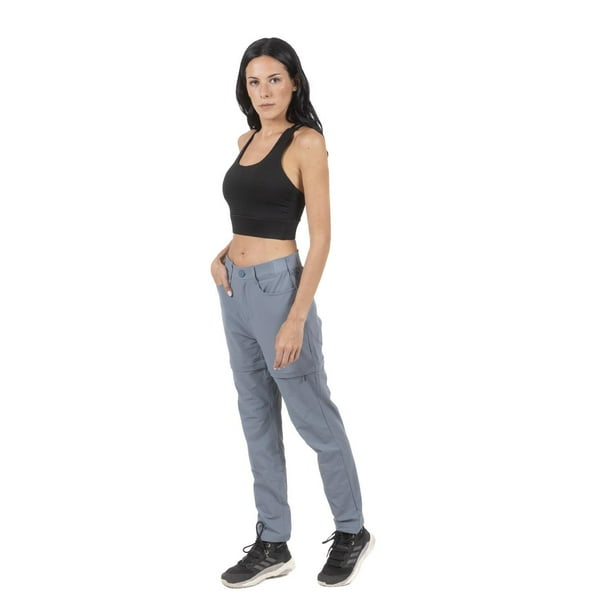 Pantalón Trekking Desmontable Mujer UV50+ Lukla-W Lhotse azul 38