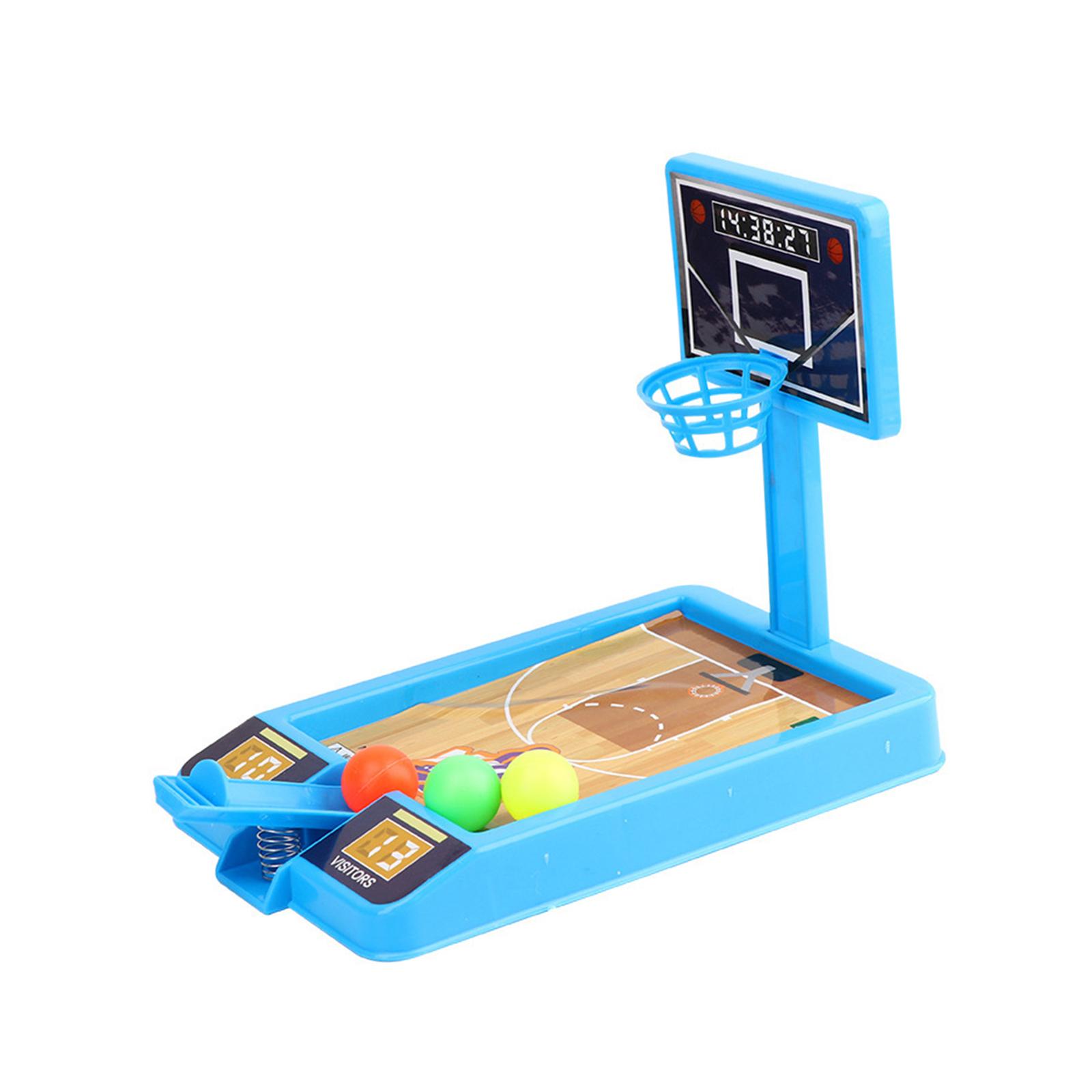 Magideal - Juguete De Máquina De Deportes De Mesa, Juguete De Máquina De Deportes De Mesa Pequeña, Juguete Deportivo Con Juego De Mesa De Bolas, Juego De Balonce Azul