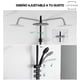 thumbnail image 5 of Columna De Ducha Moderna 3 Funciones Monomando Con Jabonera Negro, 5 of 13