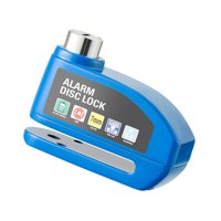 Ioensy - Candado De Disco Genérico Con Alarma Para Orificio De 7 Mm De Diámetro Superior Para Bicicleta, Motocicleta, Azul