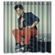 thumbnail image 1 of Cortina de ducha con diseño de Bruno Mars, con ganchos, 167 x 183 cm, 1 of 3