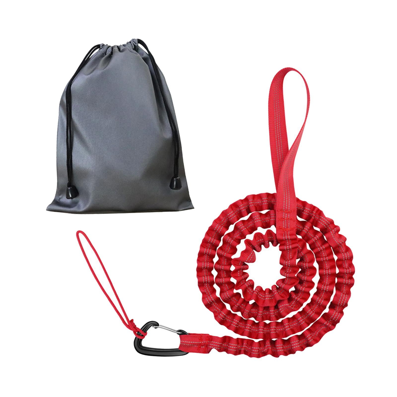 Ioensy - Bike Bungee Tow Rope Mountain Bike Cuerda De Tracción Para Niños Adulto Padre Niño Rojo