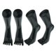 thumbnail image 2 of Pantalla De Maniquí Modelo De Pie De Plástico 4pcs Para Calcetines Zapatos Tobillera Negro-derecho, 2 of 6