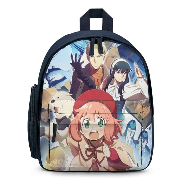 Spy × Family Mochila Escolar para Niños y Niñas, Mochila Infantil Ligera de Alta Calidad, Grande y Duradera Azul