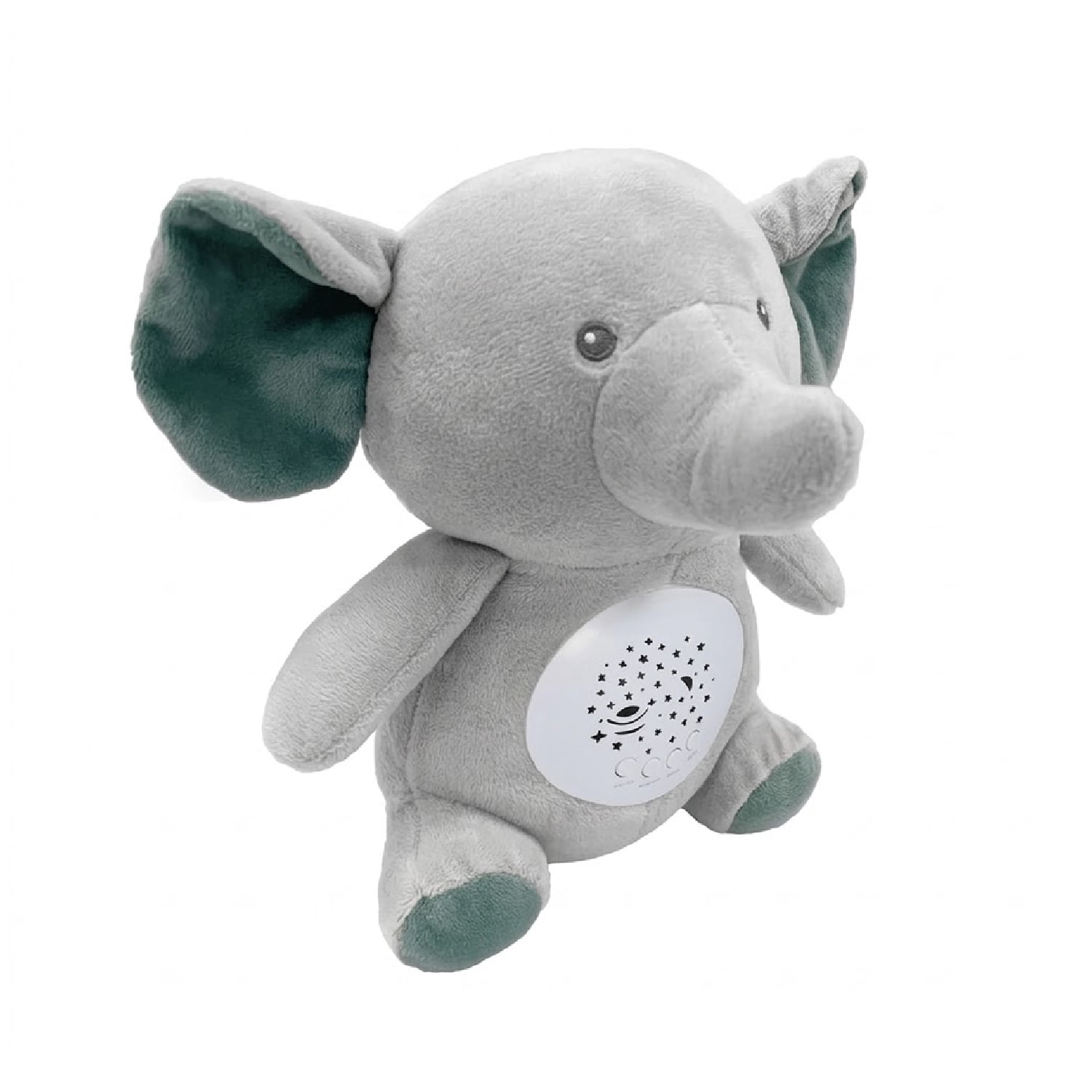 Mundo Online - Peluche Elefante Espanta Cuco Luz Y Ruido Blanco